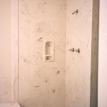cultured marble shower with soap dish